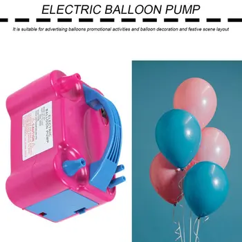 Elétrico Bomba de Balão 220V compressor de Ar Balões de Festa Decoração de Bomba para Balões Portátil Balão Máquina de Hélio UE/EUA plug
