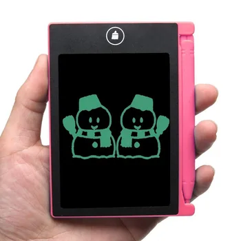4.4 polegadas Crianças LCD Escrever Tablet Tablet de Desenho Digital Manuscrito Pads Eletrônicos Portáteis, Tablet Placa com Caneta EM88