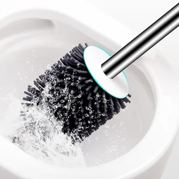 ONEUP TPR Higiênico Pincel de Silicone Cabeça de Escova de Limpeza Domésticos Chão Ferramenta de Limpeza Para o Wc, casa de Banho Conjuntos de Acessórios de