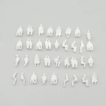 Modelo de brinquedo, todos sentados 1/150 N do Modelo à Escala de Valores Genéricos Branca Pintada de Trem Figuras Modelo Padrão de Pessoas