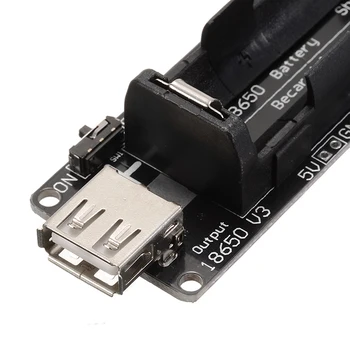 Micro USB ESP32 18650 Bateria Escudo V3 Placa de Expansão controlo electrónico de VELOCIDADE-32 do Tipo LED-USB 0,5 A para Wemos para o Arduino Raspberry Pi