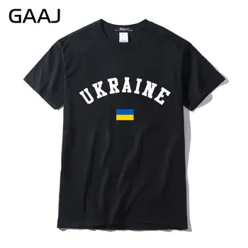 Ucrânia Bandeira Homens T Shirts Camiseta Casual, Imprimir Letra T-shirts Para Homem Mens Top Plus Size Fashion Tees Impresso Homme Masculino