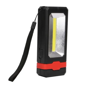 Portátil Mini 2*LED de Trabalho Lanterna Lâmpada Magnético Carro de Reparação de Emergência de Acampamento, Lanterna Lâmpada Com Ímã Azul/Vermelho