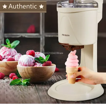 220V Máquina de Sorvete Totalmente Automático, Mini sorvete de Frutas Maker Para a Casa Elétrica Cozinha DIY Maquina De Sorvete Para Crianças