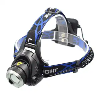 Poderoso 1000 LM XML-T6 LED Farol Zoomable 3 Modos Frontal Lanterna Impermeável Lâmpada da Cabeça de AA para andar de Bicicleta Acampamento de Caça