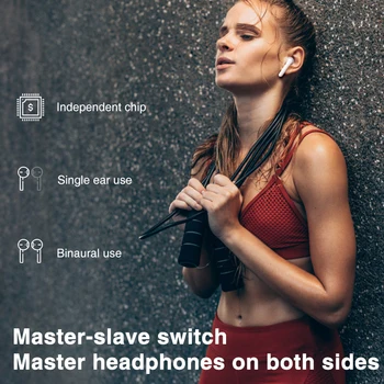Mais recentes sem Fio Bluetooth Fone de ouvido Fone de ouvido com Microfone Estéreo de Fones de ouvido sem Fio Sport/Android Fone de ouvido com Cancelamento de Ruído