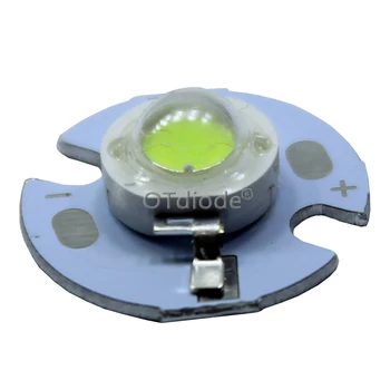 100PCS 3W Ciano Azul Gelo Verde Lâmpada LED de Alta Potência do Diodo Emissor de Luz 490-495nm Diodo 350-700mA Para a Decoração
