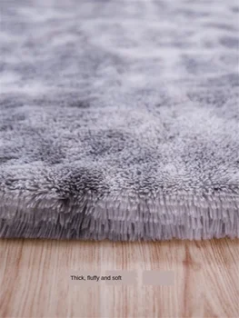 Nordic Luxuoso Sofá Da Sala Uma Mesa De Café Tapete Quarto Quarto Bonito De Cabeceira Cobertor Completo-Peça Tatami Carpete Personalizado