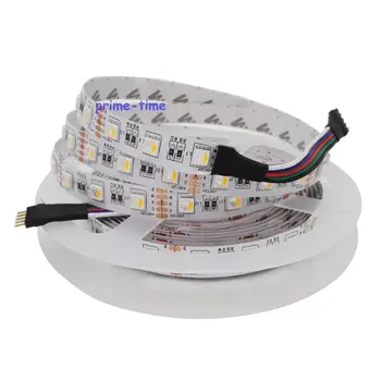 LED RGBW de Tira, cores 4 em 1 chip de led,SMD 5050 12V/24V flexível de luz RGB+branco Branco / morno ,60Leds/m,5 m/monte