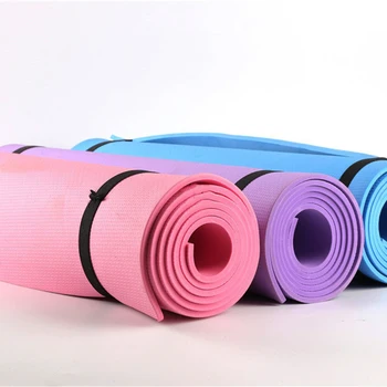 3 Cores ao ar livre 4MM Dobrável Exercício de Yoga Tapete antiderrapante, Espessura da Almofada de Fitness Pilates Mat Fitness