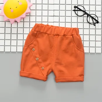 BibiCola Bebê shorts de meninos crianças de moda de verão de algodão, calças de crianças meninos meninas rapazes raparigas sólido calções de praia das crianças roupas para 1-4Y
