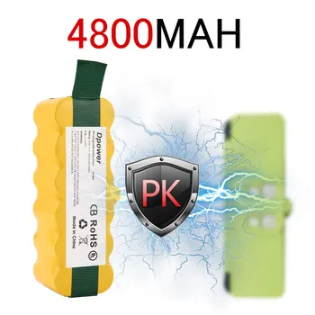 6000mAh Ni-MH Bateria Recarregável para a iRobot Roomba 500 600 700 800 900 Série Aspirador de 600 620 650 700 770 780 800