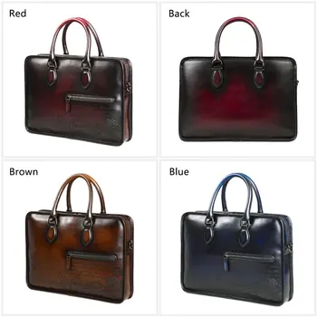 WESTAL homens maleta sacos dos homens de Couro genuíno saco do Portátil da marca de luxo desinger office saco para homens de porte de documento de bolsa