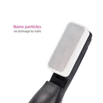 Elétrica Nano Prego Polimento Arquivo Físico Brilhando Prego Inofensivo Efeito Reflexivo Esmalte De Unha Brighting NailPolish Substituto
