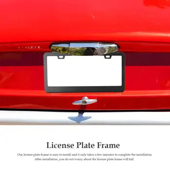 Placa de licença Quadro EUA-Canadá Autos Universal Placas de Cobre Definida para o Padrão de Carros Frontal e traseira com Placas de Alumínio