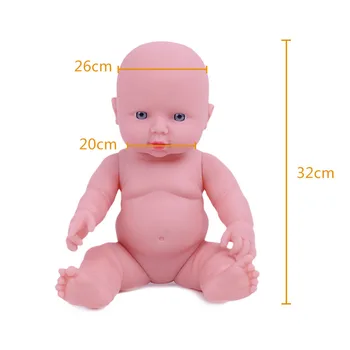 A 30 cm do Bebê Simulação Boneca Macio Realista Criança Renascer Boneca Brinquedo Recém-nascido Menino Menina de Presente de Aniversário Unisex Emulado Bonecas