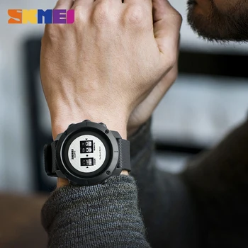 2019 SKMEI Nova Moda de Desporto ao ar livre Men Relógio Digital relógio de Pulso Multi-função de 50M à prova d'água Marca de Relógios Relógio Masculino