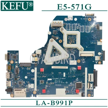 KEFU LA-B991P original da placa-mãe para Acer Aspire E5-571G com I5-5200U GT840M Laptop placa-mãe