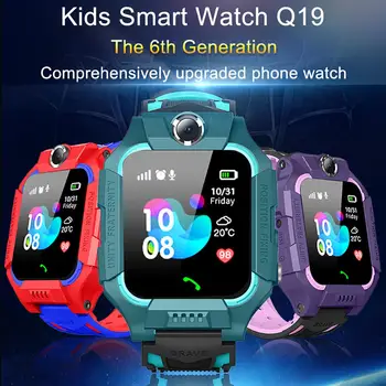 Crianças Smart Watch GPS Tracker 2G SOS Criança Chamada Telefone do Relógio IP67 Impermeável Compatível com Android, IOS para Crianças de Presente