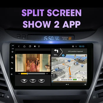 JMCQ 8-Núcleos Android 9.0 Rádio do Carro Para Hyundai Elantra-2016 Multimidia Player de Vídeo em Ecrã Dividido janela Flutuante, unidade de Cabeça