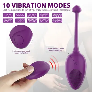 Wireleless Controle Remoto Kegel Bola Treinamento vaginal Vibrador para as Mulheres, a estimulação do Clitóris Vibração Ovo de brinquedos Sexuais Para adultos