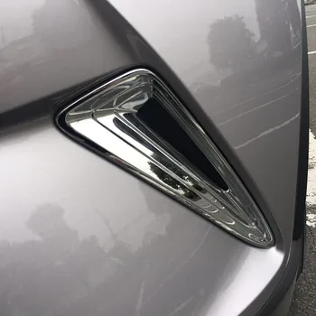 2pcs/muita fibra de carbono ABS traseira do carro luzes de Nevoeiro da lâmpada decoração de capa de carro acessórios para 2016 2017 2018 Toyota C-RH CHR C HR