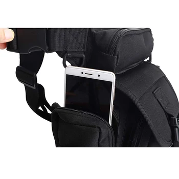 Multifuncional troço Saco da Cintura, Impermeável Multi-Propósito Tático Militar da Coxa, do Quadril ao ar livre Pack para o Motociclismo de Caminhada