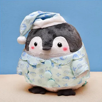 NOVO KAWAII 9CM Pinguins de Pelúcia boneca de animais brinquedo de pelúcia Pinguins bolsa da moeda Surpresa Popular Animais Divertidos Novidade Mordaça Brinquedos Para Criança