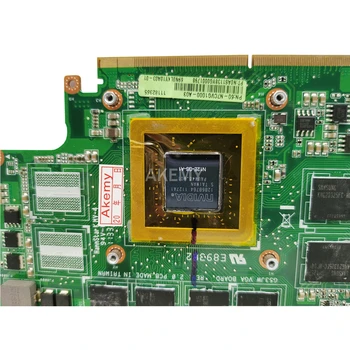 Frete grátis Mxmiii de vídeo VGA placa de vídeo GTX 560m GTX560M cartão de G73SW VGA painel Para Asus G73SW G73JW G53SW G53SX G53JW VX7 2GB