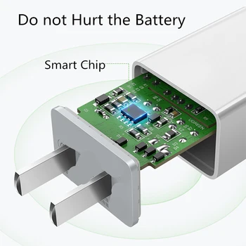 5V2A UE/EUA Plug USB Carregador Rápido para iPhone Samsung Xiaomi Redmi Huawei, LG Android Viagem de Parede, Carregador Rápido de Viagem Adaptador de Alimentação