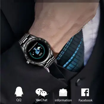 LIGE Smart Watch Homens de Fitness Tracker IP67 Impermeável frequência Cardíaca Pressão Arterial Pedômetro Para Android, ios Esportes smartwatch +Caixa