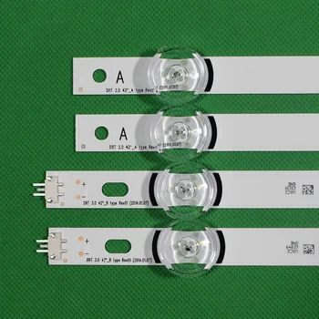 Novo-0riginal 8 PCS/set retroiluminação LED strip bar para LG LC420DUE 42LB3910 INNOTEK DRT 3.0 42 polegadas, UM B 6916L-1709A 6916L-1710A