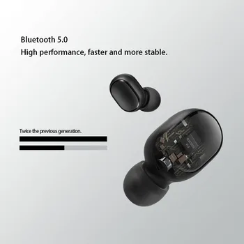 10 peças/lote Original Xiaomi AirDots S TWS sem Fio Blutooth Fone de ouvido Redmi AirDotss Com Microfone de mãos-livres Fones de redução de Ruído