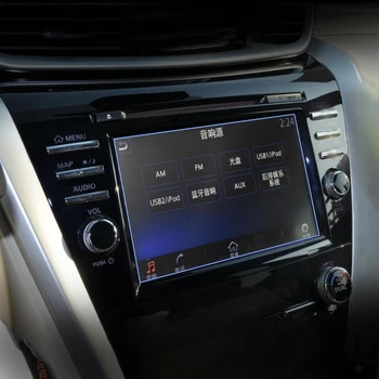 Para Nissan Murano 2016 2017 2018 2019 Vidro Temperado de Carro GPS de Navegação de Protetor de Tela do Filme de Toque do LCD Protetor Adesivo