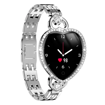 Moda de luxo Mulheres Inteligentes Relógio de Pulseira de Fitness Pulseira T52S smartwatch Relógio de frequência Cardíaca Tracker Monitor de Banda Inteligente Para Xiao