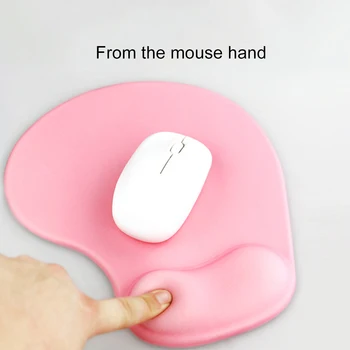 Jogo Mouse Pat Silicone Macio Mouse Pad com Descanso de Pulso Apoio Tapete para Jogos de PC Portátil para Mac 210*240*4 mm