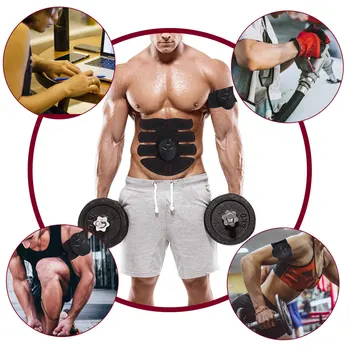 O NOVO Poder Ajuste de Vibração Muscular Abdominal Treinador Máquina do Emagrecimento do Corpo a Queima de Gordura de Fitness, Massagem Abdominal, Perda de Cinto de Exercícios