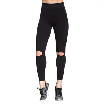 SALSPOR Mulheres Yoga Leggings Esporte Treino Legging de Poliéster Confortável Roupas Slim Fit Plus Size Mulheres Respirável Calça