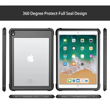 Poderoso à prova de Choque à prova d'água Para iPad pro 10.5 9.7 polegadas 2018 2017 Caso Com porta-Lápis Macio Silicone Case Para iPad Mini 4 5