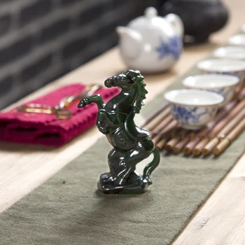 Chinês Decoração Da Casa Do Artesanato De Cerâmica Criativa De Areia Cerâmica Pouco Juma Chá De Estimação Chá Adorável Animal De Estimação Cartoon Ornamentos K011-2