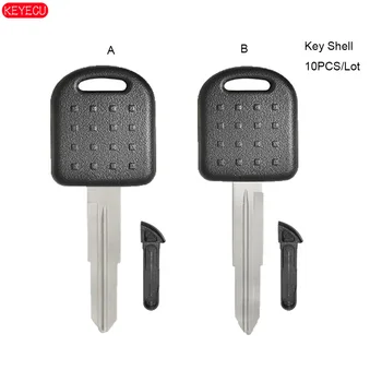 KEYECU 10PCS/Lot Transponder da Chave Shell de Caso Com Plug Fob para a Suzuki no Logo