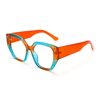 Vintage Anti Óptico Leve Azul De Óculos Mulheres Homens Clara Óculos Óculos De Armação Quadrada Transparente Lente Espetáculo Quadro Unisex