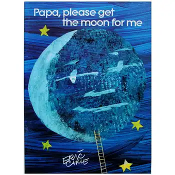 Papai, por Favor, pegue a Lua para Mim Por Eric Carle de ensino de inglês Picture Card Livro de História Para Crianças do Bebê Presentes de Crianças