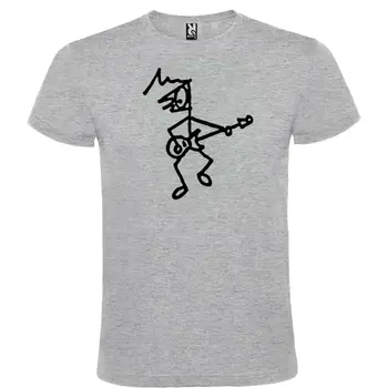 T-Shirt Roly Grigio Vigore Rosendo Logotipo Uomo 100 Cotone Taglie S M L Xl Xxl