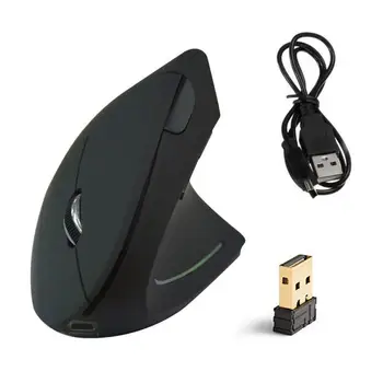 2.4 G sem Fio Vertical Ergonômico do Mouse Óptico Ergonômico,Confortável 5 Botões Para o Portátil da área de Trabalho do PC Macbook de Barbatana de Tubarão