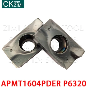 APMT1604PDER P6320 APMT 1604 PDER carboneto de inserir ferramentas de torneamento fresamento inserir CNC do metal torno ferramenta de fresamento com ferramenta de corte para o aço