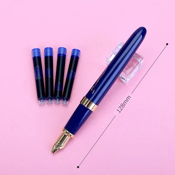 Azul a Cor da tinta em conjunto EF0.38mm Caneta-tinteiro Estudante de Conjunto do office de material de papelaria canetas de tinta para escrever Presente de Meninos Meninas rapazes raparigas Presente