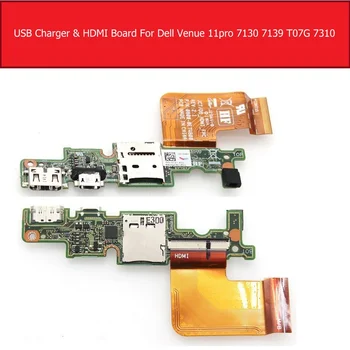 Micro Carregador do USB & Porta HDMI IO Conselho PARA DELL Venue 11 Pro 5130 7130 7139 T0G7001 R26KY 0R26KY Cartão de Memória da Placa de Substituição