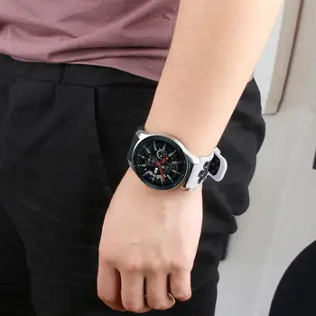 Relógio Pulseira de Silicone Banda para samsung Galaxy watch 46mm Inteligente Relógio 22MM Banda Pulseira de Substituição para Samsung Engrenagem S3 Classic