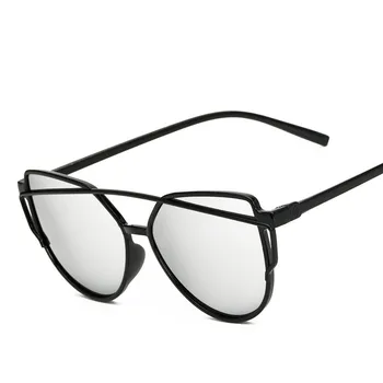 2019 nova moda senhoras óculos de sol retro clássico design da marca oval homens UV400 óculos de armação de metal UV óculos de proteção